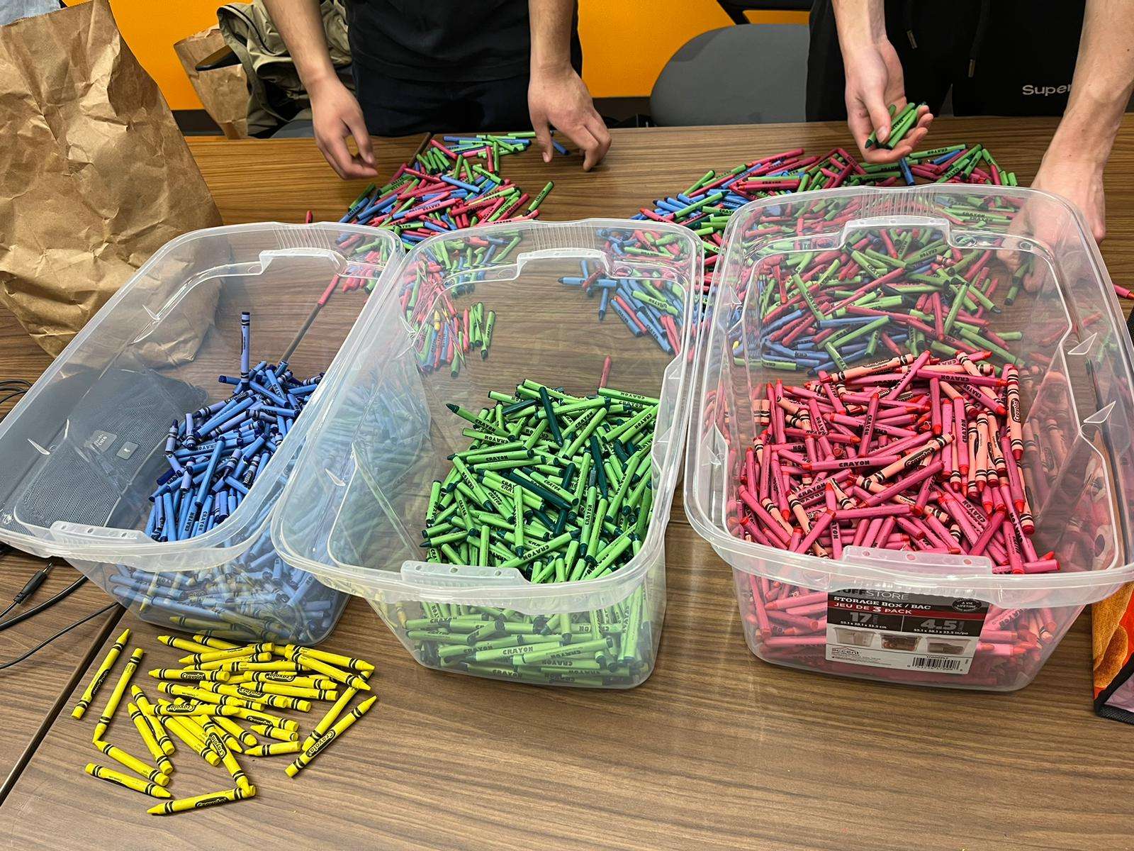 Project Recolour crayon recycling